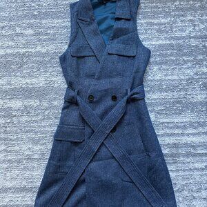 Marissa Webb Asymmetric Trench Vest